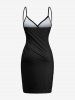 Couverture de plage convertible solide grande taille - Noir XXS