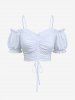 Ombre Flower Leaf Print Plus Size Matching Hawaii Beach Outfit For Couples -  