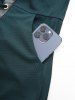 Manteau fendu à œillets et à capuche avec bordure en dentelle, grande taille - Vert profond 4X | US 26-28