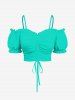 Vine Leaf Print Plus Size Matching Hawaii Beach Outfit For Couples -  