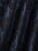 Robe trapèze grande taille à empiècements superposés en dentelle et fleurs roses avec ceinture amovible - Bleu profond 1X | US 14-16