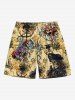 Skull Pirate Anchor Ship Rudder Map Cruise Print Plus Size Matching Hawaii Beach Outfit For Couples -  