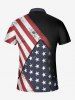 Patriotic American Flag Eagle Print Plus Size Matching Outfit For Couples -  