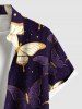Butterfly Stars Galaxy Print Shirt Swimsuit Plus Size Matching Hawaii Beach Outfit For Couples -  