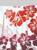 Hibiscus Flower Tropical Print Plus Size Matching Hawaii Beach Outfit For Couples -  