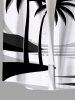 Coconut Tree Sea Sun Print Plus Size Matching Hawaii Beach Outfit For Couples -  