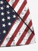 Plus Size Patriotic American Flag Eagle Print Beach Shorts For Men -  