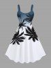 Coconut Tree Ombre Print Plus Size Matching Hawaii Beach Outfit For Couples -  
