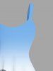 Plus Size Coconut Tree Ship Bird Ombre Print Hawaii Tank Dress -  