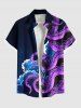 Octopus Cloud Print Plus Size Matching Hawaii Beach Outfit For Couples -  