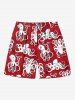 Octopus Print Plus Size Matching Hawaii Beach Outfit For Couples -  