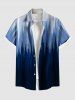 Ombre Light Beam Print Plus Size Matching Hawaii Beach Outfit For Couples -  