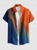 Ombre Desert Print Plus Size Matching Hawaii Beach Outfit For Couples -  