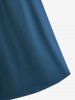 Plus Size Bell Sleeves Ruched Braided Buckle Belted A Line Renaissance Midi Dress -  