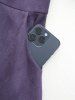 Plus Size Buckles Lace Up Grommets High Low Split Hooded Coat -  