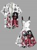 Plus Size Skull Octopus Pirate Sailboat Print Hawaii Cruise A Line Tank Dress -  
