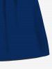 Plus Size Solid Color Beach Shorts For Men -  