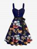 Sailboat Anchor Print Plus Size Matching Hawaii Cruise Beach Outfit For Couples -  