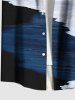 Chemise hawaïenne grande taille à imprimé ombré et blocs de couleurs Seacoast pour homme - Bleu 6XL