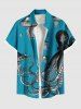 Octopus Jellyfish Print Plus Size Matching Hawaii Sea Creatures Beach Outfit For Couples -  