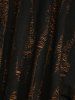 Robe débardeur asymétrique gothique grande taille en maille déchirée, à lacets, œillets, crochets et œillets - Noir 4X | US 26-28
