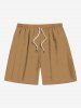 Coconut Tree Flower Leaf Print Plus Size Matching Hawaii Beach Outfit For Couples -  