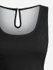 Ensemble chemise et barboteuse hawaïennes assorties, tenue de plage grande taille, dégradé de couleurs, faisceau lumineux imprimé en 3D pour couples - Noir 