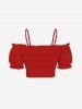 Two Tone Tropical Leaf Hibiscus Flower Print Plus Size Matching Hawaii Beach Outfit For Couples -  