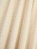 Robe corset 2 en 1 à lacets et volants - café lumière L