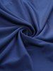 Haut croisé en dentelle ombrée à manches évasées et à effet dip-dye - Bleu profond XXL