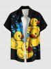 Cute Duck Print Plus Size Matching Hawaii Beach Outfit For Couples -  