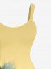 Coconut Tree Ombre Print Plus Size Matching Hawaii Beach Outfit For Couples -  