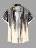 Scarf Pattern Design Geometric Stripes Print Plus Size Matching Hawaii Beach Outfit For Couples -  