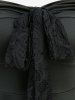 Gothic Flower Lace Trim Off The Shoulder Flare Sleeves A Line Dress -  