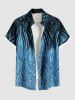 Curve Pattern Sparkling Sequin 3D Print Plus Size Matching Outfit For Couples -  