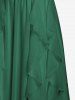 Plus Size Lace and Chiffon Ruffled Crisscross Maxi Sleeveless Wedding Dress -  