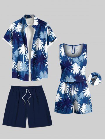 Plus Size Pocket Solid Beach Shorts For Men