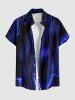 Aurora Art Geometric Stripes Neon Print Plus Size Matching Hawaii Beach Outfit For Couples -  