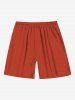 Tropical Leaf Hibiscus Flower Print Plus Size Matching Hawaii Beach Outfit For Couples -  