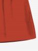 Plus Size Solid Drawstring Pockets Hawaii Beach Shorts For Men -  