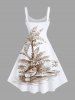 Coconut Tree Sea Sailboat Print Plus Size Matching Hawaii Beach Outfit For Couples -  