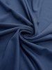 Haut en maille à manches cloche et bretelles à boucle et épaules dénudées grande taille - Bleu profond 5x | US 30-32