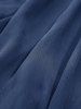 Haut en maille à manches cloche et bretelles à boucle et épaules dénudées grande taille - Bleu profond 5x | US 30-32