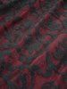 Gothic Plus Size Floral Jacquard Lace-up Grommets Lace Trim Ruffles Tank Dress -  