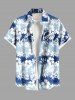 Hibiscus Flowers Leaf Ombre Colorblok Print Plus Size Matching Hawaii Beach Outfit For Couples -  