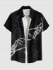 Skeleton Lover Print Plus Size Matching Outfit For Couples -  