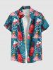 Wine Bottle Sea Print Plus Size Matching Hawaii Beach Outfit For Couples -  
