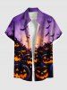 Halloween Costume Pumpkin Lantern Bat Galaxy Print Plus Size Matching Outfit For Couples -  