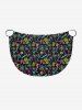 Plus Size Glitter Neon Coconut Tree Flamingo Pineapple Print Hawaii Convertible Beach Cover -  