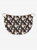 Plus Size Ombre Flower Leaf Print Hawaii Convertible Beach Cover Up -  